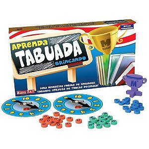 Jogo - Pega Pega Tabuada - Grow - Pikoli Brinquedos Educativos