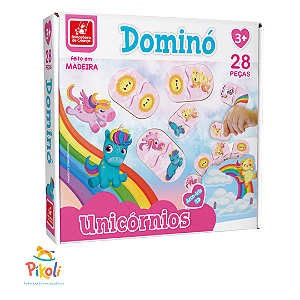 Jogo de Dominós Nomes dos Animais em Inglês Junges - Up Brinquedos