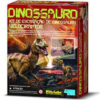 Kit de Escavação de Esqueleto- Velociraptor