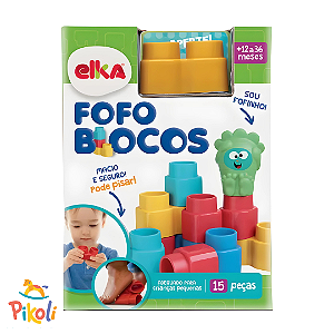 FOFO BLOCOS 15 PEÇAS-Elka