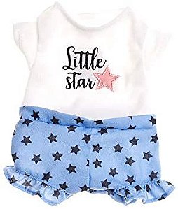 Roupa De Boneca Metoo - Little Star Com Cabide