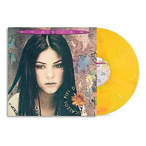 Shakira - Pies Descalzos (Yellow With Red Swirl Marble Edition) LP