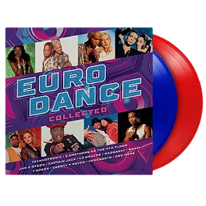 Eurodance Collected – Various Artists (Translucent Blue & Red Vinyl Edition) 2LP