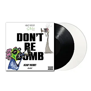 A$AP Rocky – Don't Be Dumb (Vinil Preto e Branco) – LP Duplo