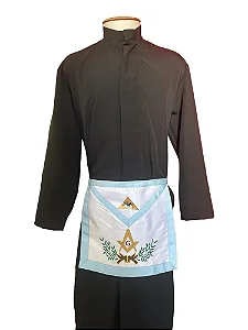 Avental Mestre Maçom Rito Adonhiramita