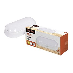 Luminária Plafon Tartaruga LED IP65 12W 6500k Black Decker