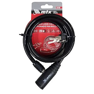 Cadeado Trava Bike com Chave 8mm x 1,20m MTX