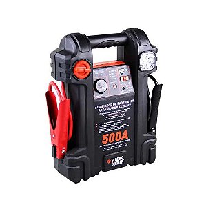 Auxiliar de Partida 500A 12V com Luz de Emergência Black & Decker