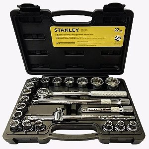 Jogo de Chave Catraca com Soquetes 8 a 32 mm Stanley