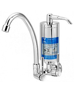 Torneira 1/4 Volta Cozinha Parede com filtro Stilo-C31 Esteves