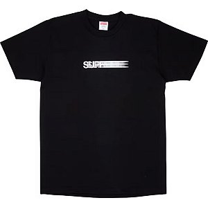 Supreme Motion Logo Tee Black - Light Up Co. - Hype Streetwear