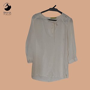 Blusa Creme em Crepe