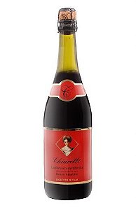 Lambrusco Chiarelli Amabile tinto cx 12 unidades R$ 340,00