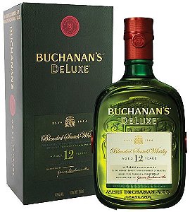 Whisky Buchanan's De Luxe 12 anos 1 litro R$ 220,00 un.