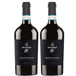PRIMITIVO DI MANDURIA DOC MESSAPI - KIT C/2 GARRAFAS 750 ML