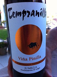Vinho Tempranillo Vinã Pinilla  R$ 35,00 un.