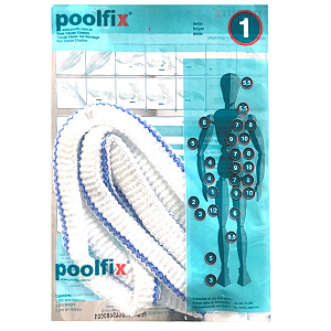 PoolFix Rede Tubular Elástica Calibre 1 (14mm) - 01 Metro