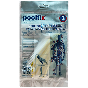 PoolFix Rede Tubular Elástica Calibre 3 (21mm) - 01 Metro