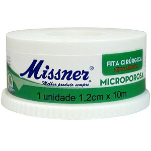 Fita Microporosa Branca 1,2cm x 10m - Missner