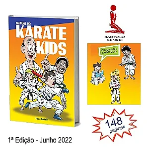 Livro Manual do Karate Kids com Jogo do Mico