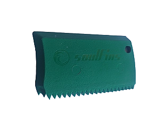 Raspador de parafina verde