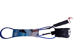 Leash BEACH LIFE 6 pés 5 MM AZUL