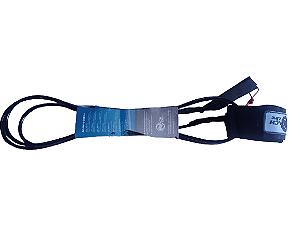 Leash Beach Life 10 pés 6,5mm  Long e SUP preto