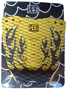 DUPLICADO - Deck  KBS.  Preto e amarelo fogo