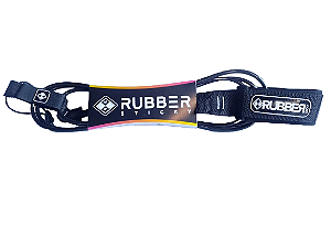 Leash Standard 8' Fun/Big Wave 6,5mm   preto