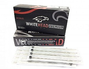 Caixa De Agulhas White Head Premium - Traço - 50 Unidades