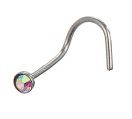 Piercing Nostril Pedra Fruta-Cor - Aço 316L