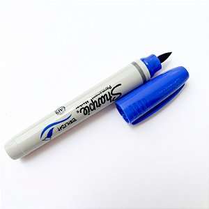 Caneta Sharpie Ponta Brush - Azul