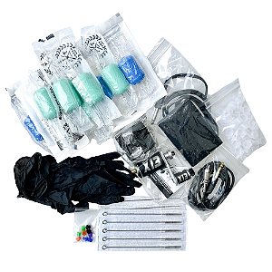 Kit de Tatuagem com Máquina Rotativa X13