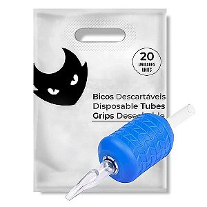 Biqueira Descartável Electric Ink 30mm Crystal - 5MG Pintura - 20 Unidades - Validade 03/2026