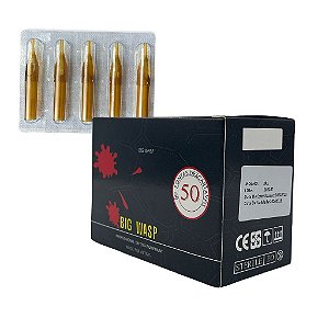 Ponteira Descartável Big Wasp - 7MG Pintura - Caixa 50 Unidades - Validade 07/2026