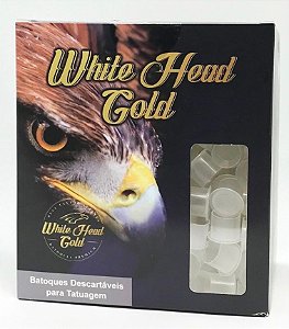 Caixa De Batoques White Head Gold - M 1000 Unidades