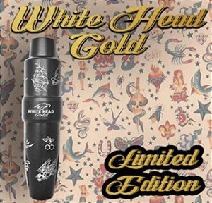 Máquina Pen White Head Gold - Old School