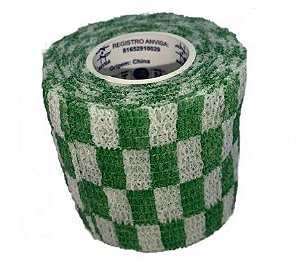 Bandagem Fita Adesiva Auto Aderente - Green Grid