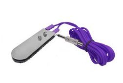 Pedal Slim Chapinha Fio De Silicone P10 - Roxo