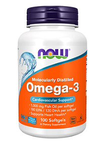 Ômega 3 1000mg Now Foods 100 Cápsulas