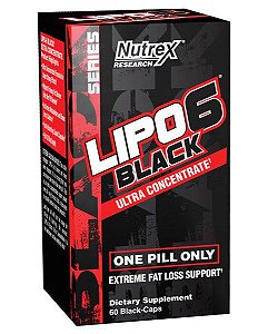 Lipo 6 Black Ultra Concentrado 60 cápsulas – Nutrex