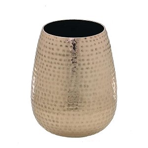 Vaso Decorativo Metal com Bronze 18,5cm