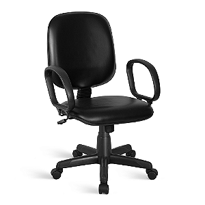 Cadeira Ágata Diretor Relax Braço Corsa Courvim Preto