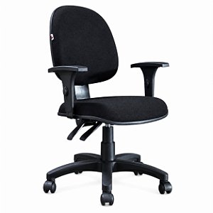 Cadeira AM Executiva Back System Braço Regulável Tecido Preto
