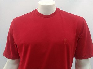 Camiseta Masculina Vermelho Rubi Lobo Cekock