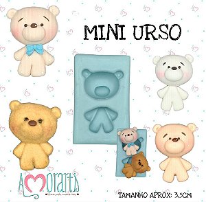 Molde de Silicone Mini Urso--CÓD 23