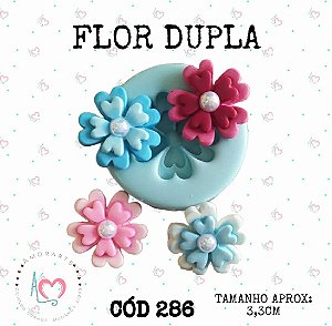 Molde Flor Dupla--CÓD 286