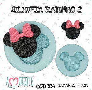 Molde Silhueta Ratinho 2--CÓD 334