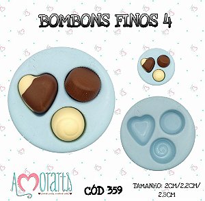Molde Bombons Finos 4--CÓD 359