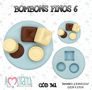 Molde Bombons Finos 6--CÓD 361